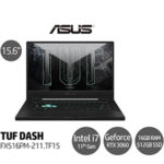 Asus TUF Dash FX516PM GAMING Core™ i7-11370H 3.3GHz 512GB SSD 16GB 15.6" (1920x1080) 144Hz BT WIN10 NO Webcam NVIDIA® RTX 3060 6144MB ECLIPSE GREY Backlit Keyboard - FX516PM-211.TF15